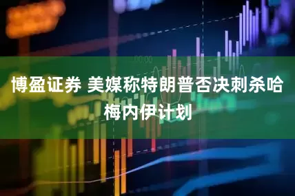 博盈证券 美媒称特朗普否决刺杀哈梅内伊计划